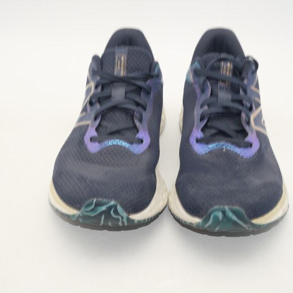 New Balance Women's 9 Fresh Foam Arishi V4 Shoes Sneakers Blue Gold NO Insoles - Picture 7 of 12